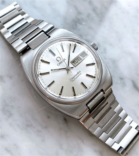 vintage omega seamaster white dial|vintage omega seamaster day date.